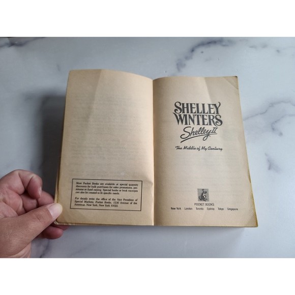 Shelley II : Middle of My Century by Shelley Winters (1990, Mass Market,... - Picture 3 of 10